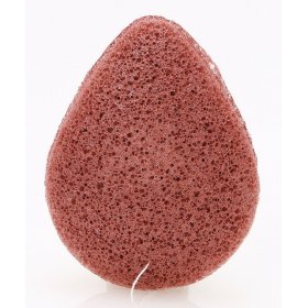 All Natural Fiber Volcanic Scoria Facial Sponge (Red Clay)