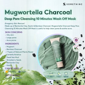 Mugwortella Charcoal Deep Pore Cleansing 10 Minutes Wash Off Mask (60ml)