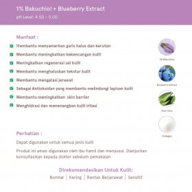 1% Bakuchiol + Blueberry Extract Face Serum (12ml)