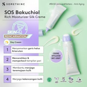 SOS Bakuchiol Electrolyte Rich Moisturizer Silk Creme (25g)