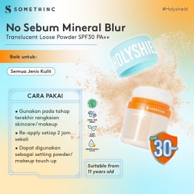 No Sebum Mineral Blur Translucent Loose Powder SPF 30 PA++ - Easy Touch Up Sunscreen Powder