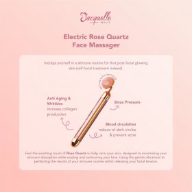 Electric Rose Quartz Face Massager 