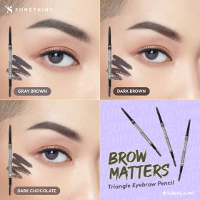 BROW MATTERS Retractable Triangle Eyebrow - Dark Brown