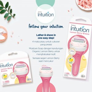 Intuition Refill 3 Cartridge - Lemon Berry (4 Blades)
